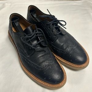 Used Heschung Blue Brogue shoes. Size 10